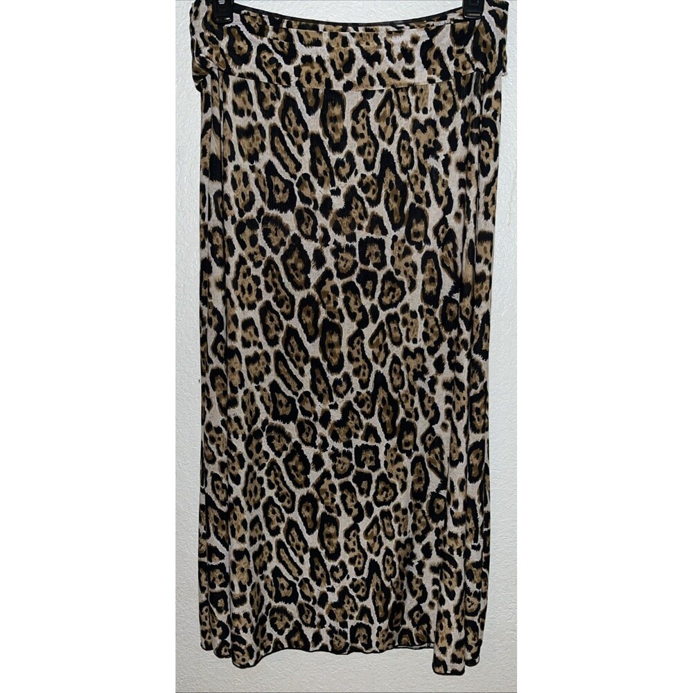 Star Vixen Skirt Animal printed Fold Over Waist women size large